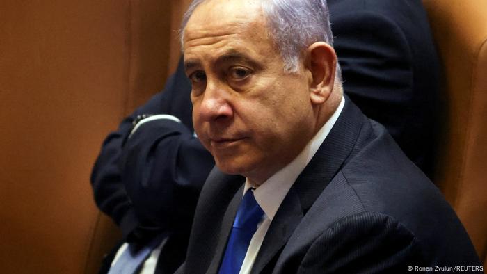 portrait of Benjamin Netanyahu 