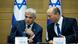 Israel's new Prime Minister Naftali Bennett (right) and Yair Lapid, Israel's alternate prime minister and foreign minister, discuss at a cabinet meeting Israel's new Prime Minister Naftali Bennett (right) and Yair Lapid, Israel's alternate prime minister and foreign minister, discuss at a cabinet meeting