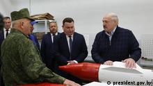 Alexander Lukaschenko bei einem Arbeitsbesuch im Gebiet Witebsk. 14.06.2021 Copyright: https://president.gov.by/ 