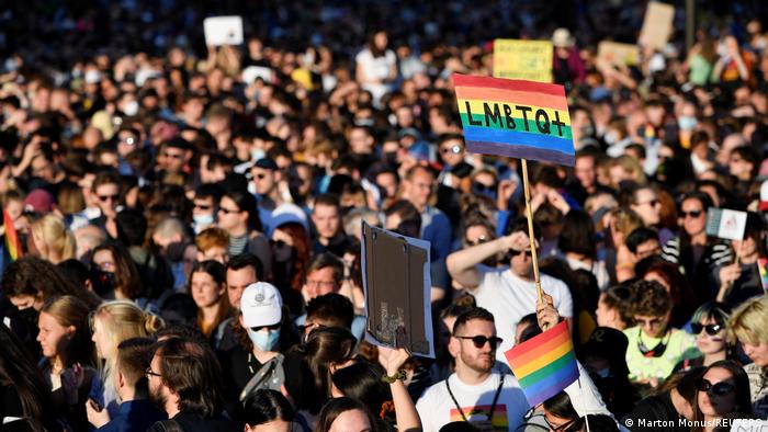 Ungarn l LGBT Demonstration in Budapest