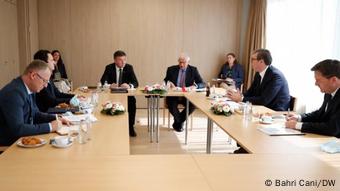 Brüssel Treffen Vucic und Kurti mit EU Chefdiplomat Josep Borrell