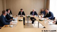 (c) Bahri Cani/DW in Brüssel Treffen Vucic Kurti in Brüssel. 15.06.2020 mit EU Chefdiplomat, Josep Borrell