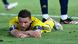 Sweden's Marcus Berg lying on the turf after missing a golden chance against Spain Sweden's Marcus Berg lying on the turf after missing a golden chance against Spain