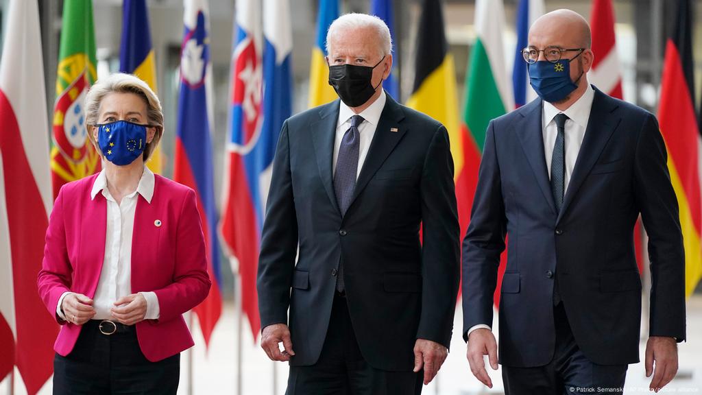 Biden meets EU leaders, thaw in aerospace dispute agreed | News | DW | 15.06.2021