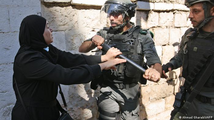 Palestinian woman in East Jerusalem