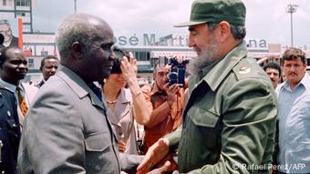 Kuba | Sambias Präsident Kaunda und Fidel Castro