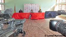 16.06.2021+++Helena Kida, Justizministerin von Mosambik, spricht auf einer Pressekonferenz nach dem Besuch eines Frauengefängnisses bei Maputo
(c) Leonel Matias / DW
