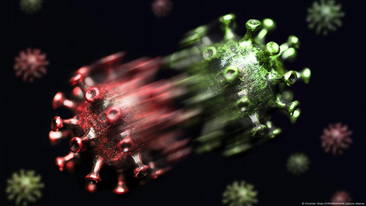 Foto simbólica de mutação de vírus 