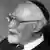 A profile photo of Leo Baeck, an elderly man with gray hair wearing glasses