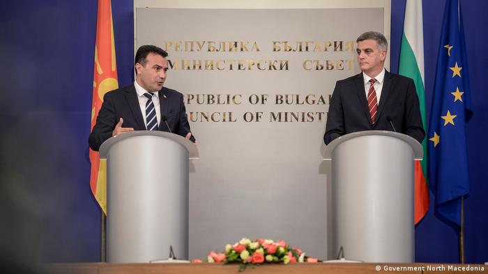 Bulgarien | Treffen mazedonischer Premierminister Zoran Zaev mit Amtskollege Stefan Yanev in Sofia