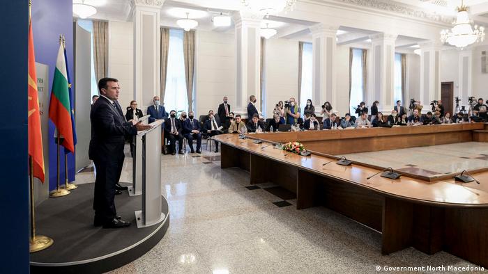 Bulgarien | Treffen mazedonischer Premierminister Zoran Zaev mit Amtskollege Stefan Yanev in Sofia