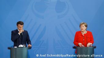 Deutschland Treffen Merkel und Macron in Berlin