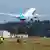 The 737 MAX, the MAX 10, takes off from Renton Airport in Renton, WA on its first flight