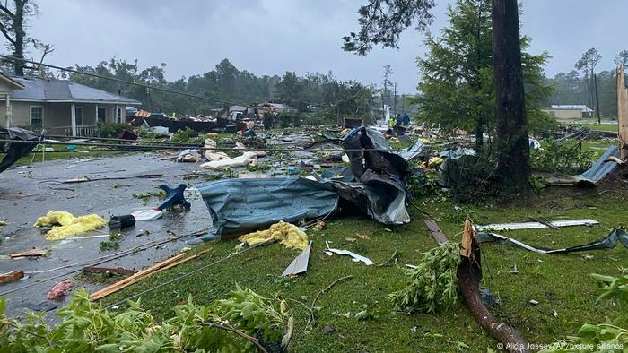 USA Sturm Claudette in Alabama