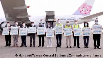 Taiwan Taipeh | Coronavirus | US-Lieferung Moderna-Impfstoff