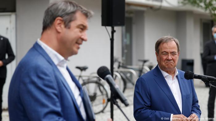 Deutschland | Klausurtagung CDU und CSU | Markus Söder und Armin Laschet