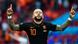 Netherlands' Memphis Depay celebrates scoring their first goal Netherlands' Memphis Depay celebrates scoring their first goal