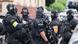 A group of armed police in Frankfurt A group of armed police in Frankfurt