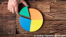 Businessperson Placing A Last Piece Into Pie Chart Copyright: xAndreyPopovx Panthermedia28105331