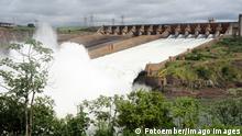 The hydroelectricity dam of Itaipu between Brazil and Paraguay