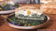 Torta Pasqualina con espinacas y queso