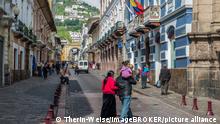 Garcia Moreno street, Quito Historical center, Pichincha Province, Ecuador, Unesco World Heritage Site