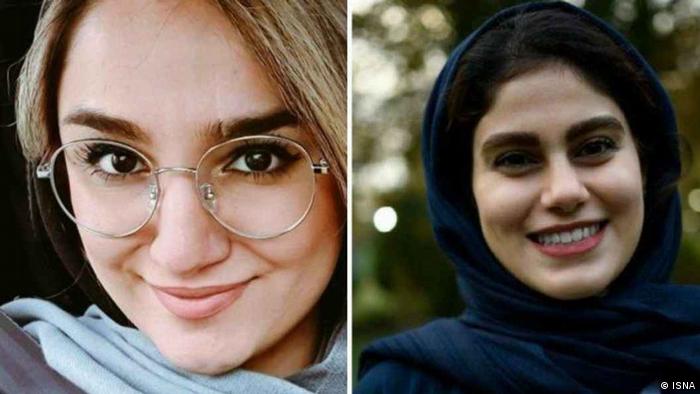  مهشاد کریمی و ریحانه یاسینی دو خبرنگاری که در حادثه واژگونی اتوبوس در ایران جان باختند