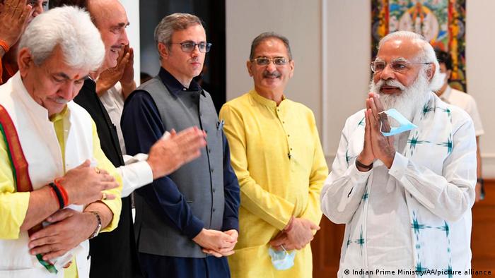 Indien | Premierminister Modi Treffen Kaschmir