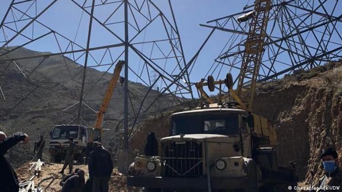 Afghanistan | Zerstörte Stromleitungen