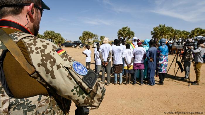 A German soldier in Mali.