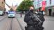 armed police officers patrol the city center of Würzburg armed police officers patrol the city center of Würzburg