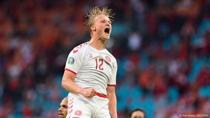 Euro 2020: Kasper Dolberg at the double as feel-good Danes march on | Sports| German football and major international sports news | DW | 26.06.2021