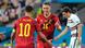 Thorgan Hazard celebrates his goal with brother Eden Hazard Thorgan Hazard celebrates his goal with brother Eden Hazard