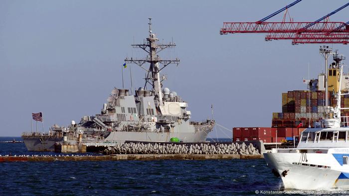 US Zerstörer USS Ross Hafen Odessa