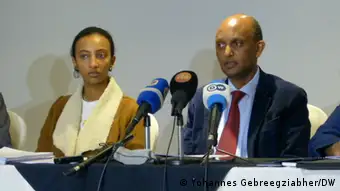 Addis Abeba Pressekonferenz Daniel Bekele Äthiopische Menschenrechtskommission