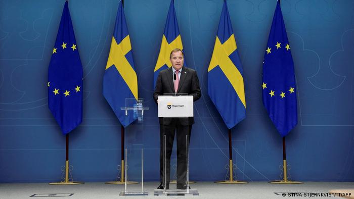 Schweden Stockholm | PK MP Löfven zum Rücktritt