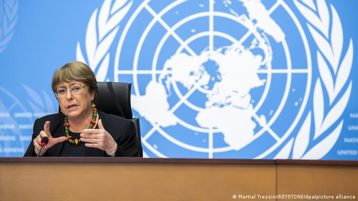 La alta comisionada de la ONU para los Derechos Humanos, Michelle Bachelet.