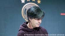 30/06/2021 Fußball: EM, Pressekonferenz Deutschland.Fußball: EM, Nach dem Aus der deutschen Mannschaft gegen England, Online-Pressekonferenz. Der scheidende Bundestrainer Joachim Löw kommt zur Pressekonferenz. +++ dpa-Bildfunk +++