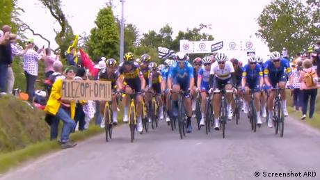 Tour-de-France-Zuschauerin nach Massensturz festgenommen