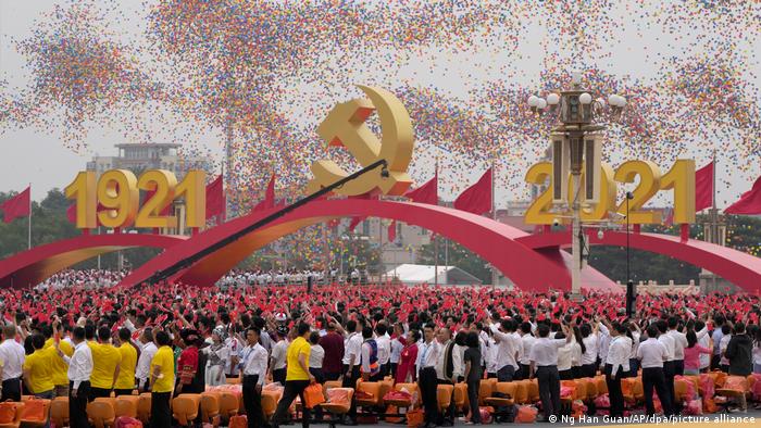 China 100. Jahrestag der Kommunistischen Partei