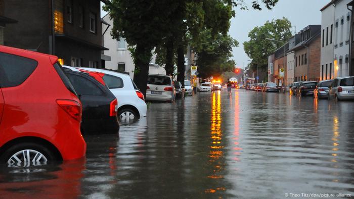 Unwetter in Deutschland