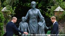 Памятник леди Ди открыт в ее любимом саду