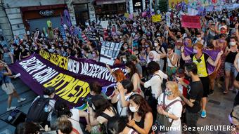 Türkei Protest der Frauen gegen Austritt aus Istanbul-Konvention
