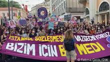 Frauen in Türkei protestieren gegen Austritt aus Istanbul-Konvention
(c) Fatima Çelik / DW 