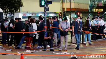 Hongkong | Messerangriff auf Polizisten