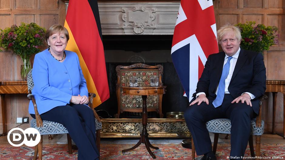Boris Johnsons lauwarmer Empfang für Angela Merkel