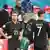 Fussball EURO 2020 | Achtelfinale England - Deutschland - Thomas Müller und Kai Havertz
