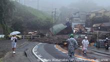 Japan Atami Erdrutsch