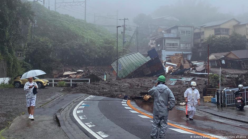 靜岡縣25000戶家庭受到風暴的影響