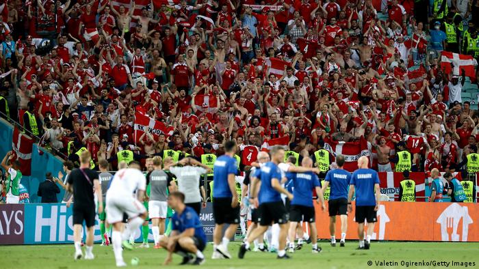 Tribunele pline la meciul Cehia-Danemarca de la Campionatul European